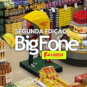 Rede Larissa de Supermercados viraliza ao colocar “Big Fone” na loja | JValério
