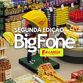 Rede Larissa de Supermercados viraliza ao colocar “Big Fone” na loja