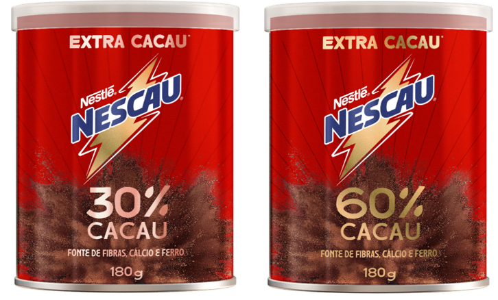 NESCAU ® lança linha 30% e 60% Cacau | JValério