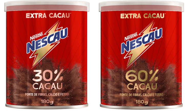 NESCAU ® lança linha 30% e 60% Cacau