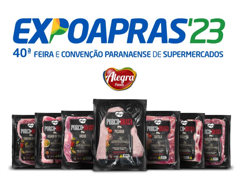 Alegra lança linha premium de carnes suínas na ExpoApras 2023 | JValério