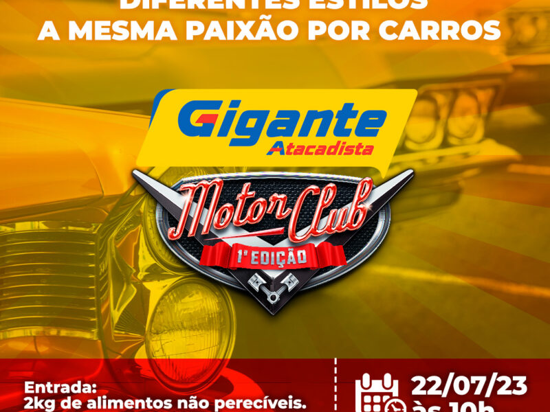 Gigante Atacadista Motor Club terá exposição de carros clássicos e antigos | JValério