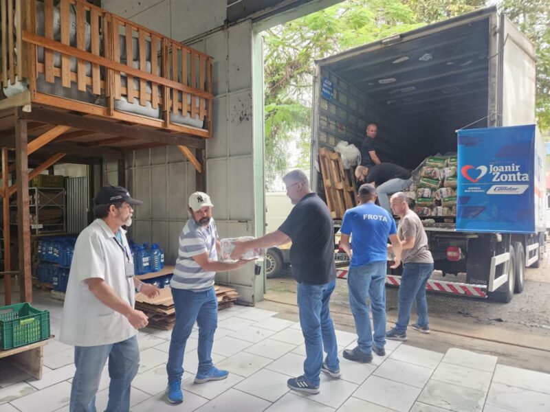 Joinville ganha 13 toneladas de alimentos do Condor, CIPLA e Hipermais | JValério