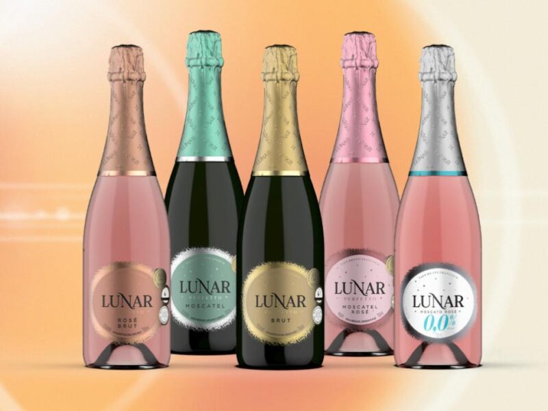 Espumante Lunar apresenta novo design e portfólio ampliado com dois rótulos inéditos