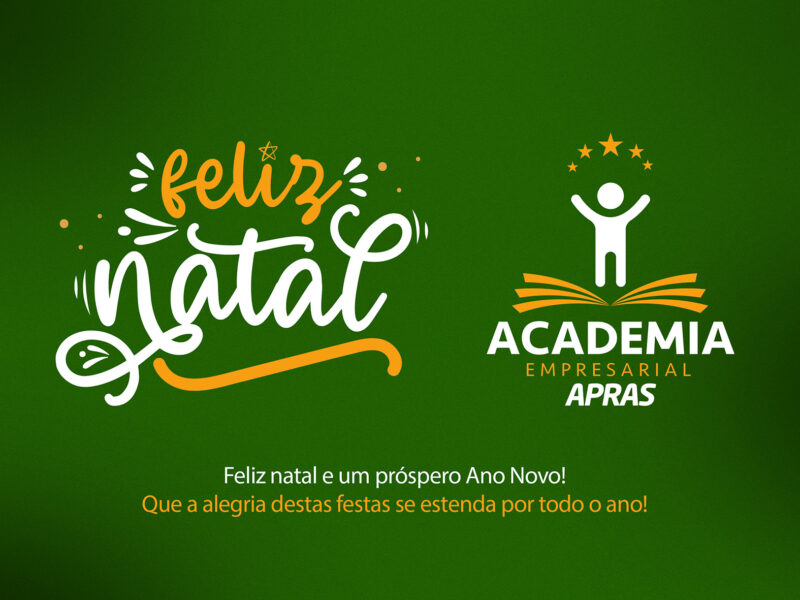 Mensagem de Agradecimento aos Professores Academia Apras – Feliz Natal e Ano Novo