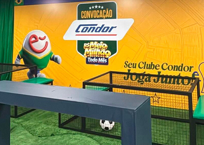 Condor promove circuito itinerante de troca de figurinhas com ativações da Copa
